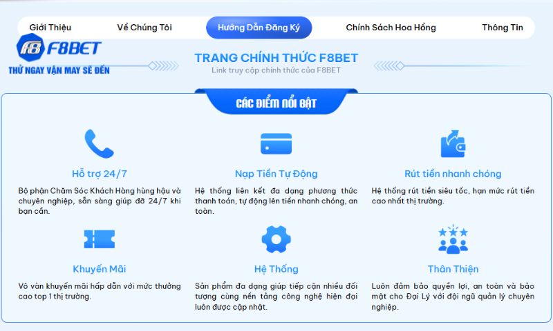 Ưu điểm khi trở thành đối tác nhà cái F8bet